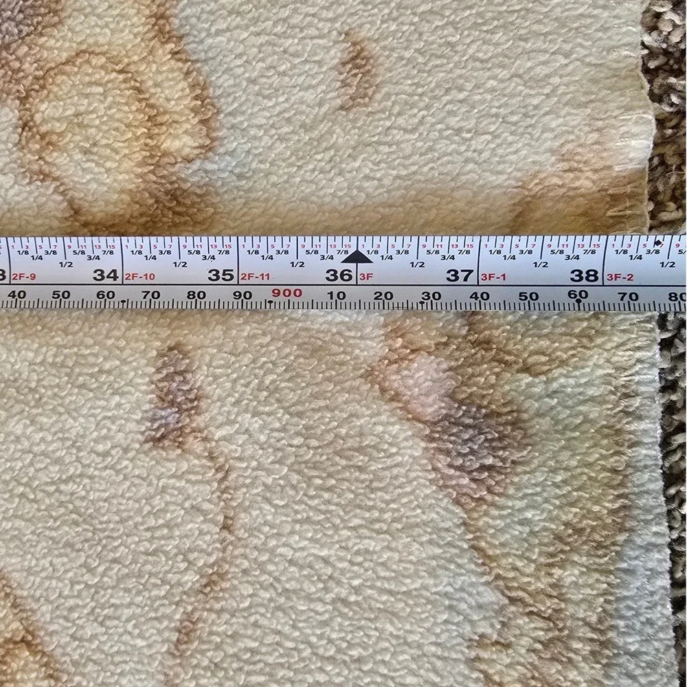 Classic Pooh Winnie the Pooh Piglet Baby Blanket Vintage Cream Tan Fleece 39x28